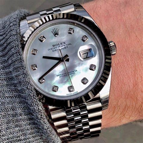 rolex datejust 41 126334 white gold mother of pearl|Rolex Datejust 126334 retail price.